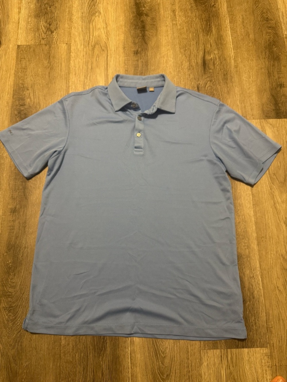 Ping Men's Light Blue Golf Polo Shirt - Short Sleeve Performance Size M